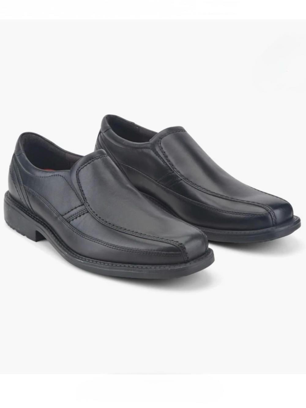 Rockport Style Leader 2 Bike Toe Slip On Black Loafer Dress Shoes Men’s 13